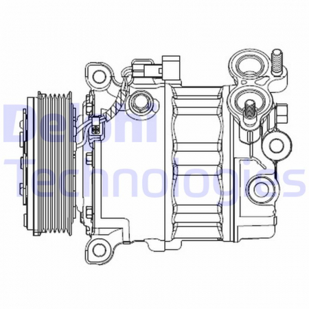 Compresor clima Ac - Compresor clima auto aer conditionat potrivit VOLVO S60 II, V40, V60 I; FORD C-MAX II, FOCUS III, GALAXY II, GALAXY MK II, GRAND C-MAX, MONDEO IV, S-MAX 1.6D/2.0D 07.10-
