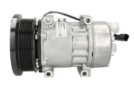 Compresor clima Ac - Compresor climatizare 12V (R1234yf/R134a) potrivit CATERPILLAR 140M, 160M, 966H, 972H, AD63, TH220B; CHALLENGER MT 745D, MT 755D, MT 765D, MT 845E, MT 855E, MT 865 C, MT 865E