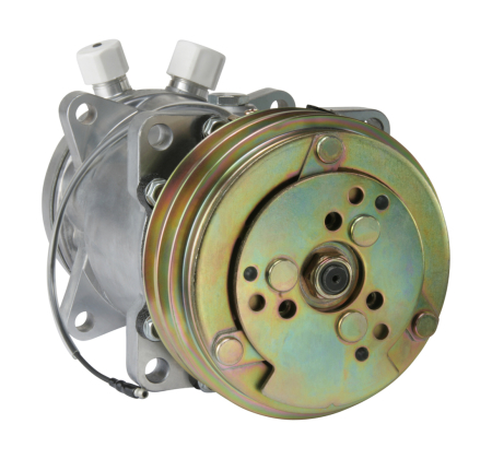 Compresor clima Ac - Compresor climatizare 12V (R134a) potrivit CASE IH 1896, 2096, 4494, 4694, 580 K; LANDINI 9550; MASSEY FERGUSON 675, 690, 698, 698 T, 699, 6235, 6245, 6255, 6260; VOLVO 2.4 Diesel