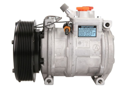 Compresor clima Ac - Compresor climatizare 12V (R134a) potrivit JOHN DEERE 100, 110, 200, 210, 250, 300, 300D, 310, 310D, 315D, 320, 330, 350, 430, 400, 410D, 420, 450, 4700, 500, 510, 510D, 520, 530, 575