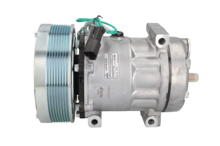 Compresor clima Ac - Compresor climatizare 24V (R134a) potrivit CATERPILLAR 14M, 16M, 120H, 120K, 120K2, 120M, 135H, 140H, 140K, 140M, 160M, 163H, 621B, 621E, 621F, 621G, 623B, 623E, 623F, 623G, 627E, 627F
