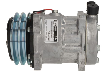 Compresor clima Ac - Compresor climatizare 24V (R134a) potrivit CATERPILLAR PS300C; TAKEUCHI TB1140