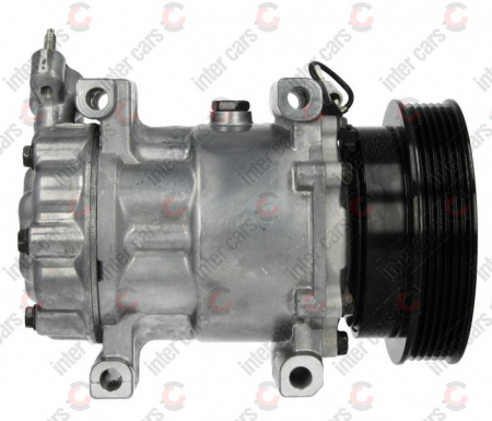 Compresor climatizare aer conditionat potrivit DACIA LOGAN, LOGAN EXPRESS, LOGAN MCV, SANDERO; LADA LARGUS; NISSAN KUBISTAR; RENAULT CLIO II, KANGOO, KANGOO EXPRESS, LOGAN I, MEGANE I 1.2-1.9D dupa 19 [3]