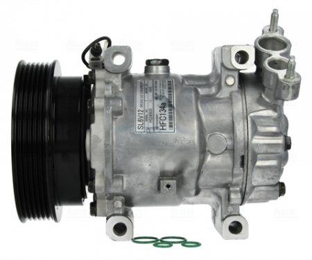 Compresor climatizare aer conditionat potrivit DACIA LOGAN, LOGAN EXPRESS, LOGAN MCV, SANDERO; LADA LARGUS; NISSAN KUBISTAR; RENAULT CLIO II, KANGOO, KANGOO EXPRESS, LOGAN I, MEGANE I 1.2-1.9D dupa 19 [4]