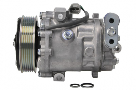 Compresor clima Ac - Compresor climatizare potrivit ALFA ROMEO MITO; CITROEN NEMO, NEMO/MINIVAN; FIAT DOBLO, DOBLO CARGO, FIORINO, FIORINO/MINIVAN, LINEA, PUNTO, QUBO, ULYSSE; LANCIA DELTA III 1.3D-2.0 08.02-