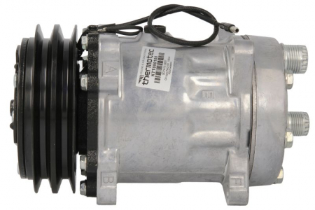 Compresor clima Ac - Compresor climatizare potrivit CASE IH 436, 446, 525; DEUTZ FAHR 29.6, 29.6 LP, 35.7, 40.8, 40.9; LAMBORGHINI R 8.265; NEW HOLLAND FX300, FX375, FX450, TC52, TC54, TC56, 62, 63, 64, 65, 66