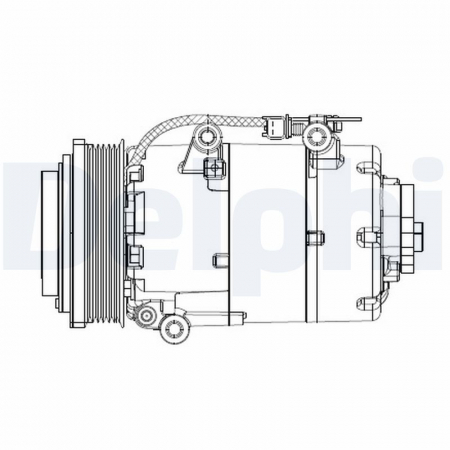 Compresor clima Ac - Compresor climatizare potrivit FORD C-MAX, FOCUS C-MAX, FOCUS II 1.8D 2004-2012