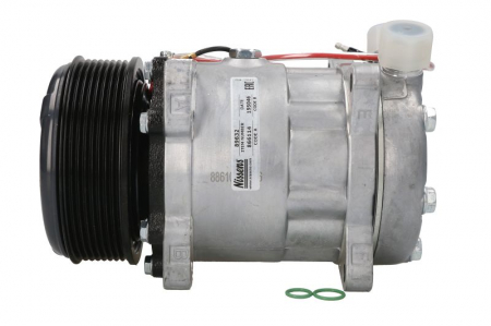 Compresor climatizare (R134a) potrivit CASE IH 110, 120, 130, 140, 120 2WD, 120 4WD, 130 2WD, 130 4WD, 135, 140 2WD, 140 4WD, 150, 155 2WD, 155 4WD, 165, 175 2WD, 175 4WD, 180, 190 2WD, 190 4WD [0]