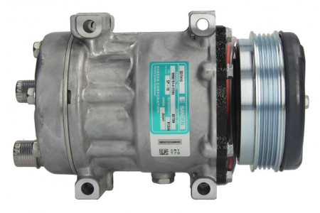 Compresor climatizare (R134a) potrivit NEW HOLLAND TD 60 STRADDLE MOUNT, TD 60D PLUS, TD 65B, TD 70 STRADDLE MOUNT, TD 70D PLUS, TD 80 STRADDLE MOUNT, TD 80D PLUS, TD 90 STRADDLE MOUNT [3]