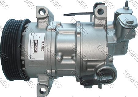 Compresor clima Ac - Compresor climatizare (reconditionat) potrivit CITROEN C3 II, DS3; PEUGEOT 2008 I, 208, 208 I 1.0-1.6 2009-2019
