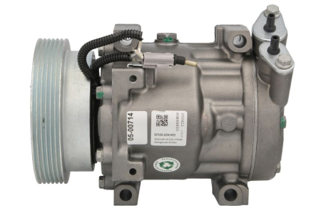 Compresor clima Ac - Compresor climatizare (reconditionat) potrivit DACIA DUSTER, LOGAN, LOGAN EXPRESS, LOGAN MCV, SANDERO; RENAULT CLIO II, DUSTER, LOGAN EXPRESS, LOGAN I 1.4-1.6LPG dupa 1998