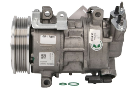 Compresor clima Ac - Compresor climatizare (reconditionat) potrivit DS DS 4, DS 5; CITROEN BERLINGO, BERLINGO MULTISPACE, C4 II, DS4, DS5; PEUGEOT 3008 I, 5008, PARTNER 1.2-1.6H dupa 2008