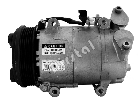 Compresor clima Ac - Compresor climatizare (reconditionat) potrivit VOLVO C30, S40 II, S60 II, S80 II, V50, V60 I, V70 III; FORD C-MAX, FOCUS C-MAX, FOCUS II; MAZDA 3 1.6/1.6D 2003-2015