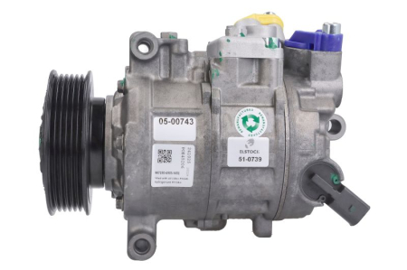 Compresor clima Ac - Compresor climatizare (reconditionat) potrivit VW CALIFORNIA T5 CAMPER, MULTIVAN T5, TRANSPORTER T5 2.0D 2009-2015
