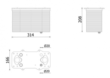 Compresor intercooler EURO 6 potrivit MAN TGX II D3876LF10/D3876LF11/D3876LF12 dupa 2020 [3]