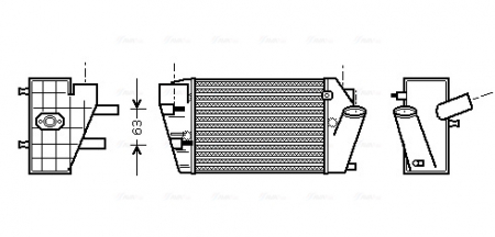 Compresor intercooler potrivit AUDI A4 B6, A4 B7 2.5D 2000-2006 [2]