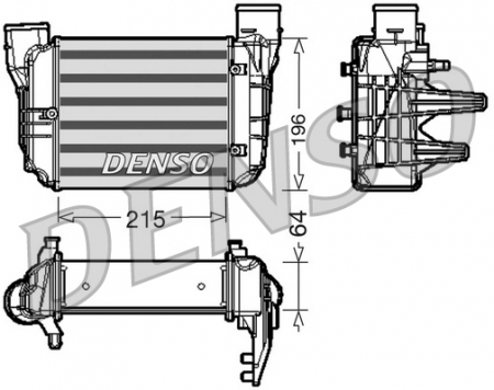 Compresor intercooler potrivit AUDI A4 B6, A4 B7; SEAT EXEO, EXEO ST 1.8 11.00-05.10