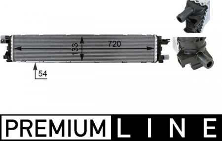 Intercooler - Compresor intercooler potrivit AUDI A4 B8, A5, A6 ALLROAD C7, A6 C7, A7, Q3 1.4/2.0D/3.0 2008-2018
