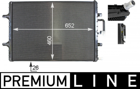 Intercooler - Compresor intercooler potrivit AUDI A6 C7, A7 4.0 2013-2018