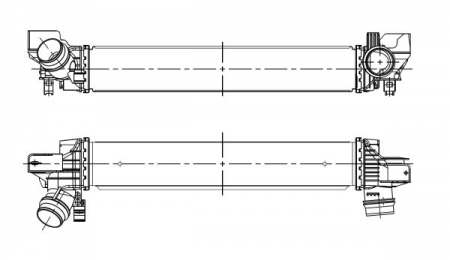 Intercooler - Compresor intercooler potrivit BMW 2 (F45), X1 (F48), X2 (F39); MINI COUNTRYMAN (F60) 1.5H dupa 2014