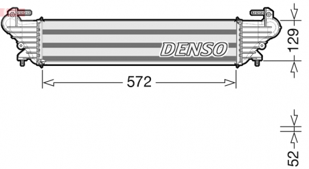 Compresor intercooler potrivit FIAT 500L, TIPO 0.9-1.6D 09.12-