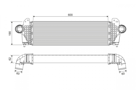 Compresor intercooler potrivit IVECO DAILY IV, DAILY V, DAILY VI F1CE0441A-F1CGL411C dupa 2009 [3]