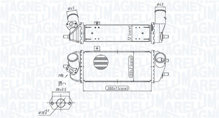 Intercooler - Compresor intercooler potrivit KIA SOUL I, VENGA 1.4D/1.6D dupa 2009