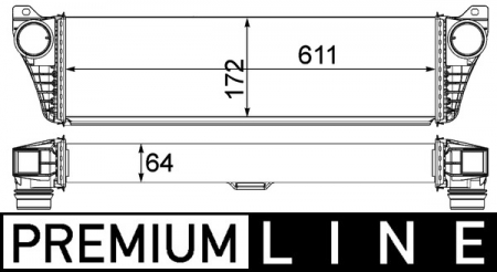 Compresor intercooler potrivit MERCEDES VIANO (W639), VITO / MIXTO (W639), VITO (W639) 2.2D/3.0D 02.06- [0]