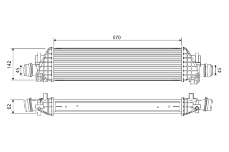 Compresor intercooler potrivit OPEL MOKKA / MOKKA X 1.4 06.16-12.19 [2]