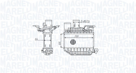 Compresor intercooler potrivit TOYOTA AVENSIS, AVENSIS VERSO, COROLLA, COROLLA VERSO 2.0D 10.99-03.09 [2]