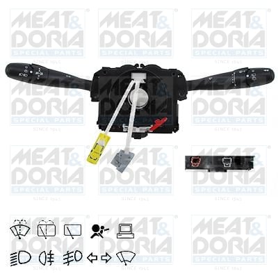 Comutatori - Comutator coloana directie (control computer; Indicatorii; lumini; stergatoare) potrivit CITROEN C2, C3 II; PEUGEOT 307 08.00-09.16