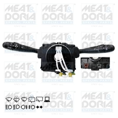 Comutatori - Comutator coloana directie (control computer; Indicatorii; lumini; stergatoare) potrivit CITROEN C5 I, C5 II; PEUGEOT 206, 206+, 307, 307/KOMBI 08.00-