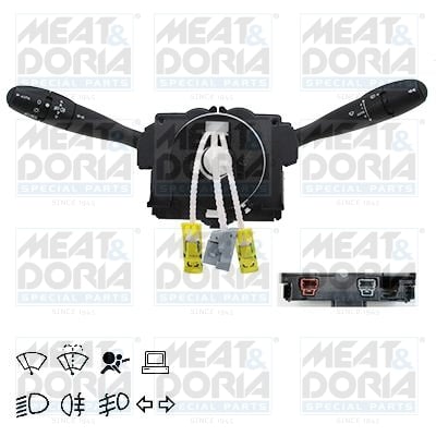 Comutatori - Comutator coloana directie (control computer; Indicatorii; lumini; stergatoare) potrivit CITROEN C5 III; PEUGEOT 206, 406 11.95-