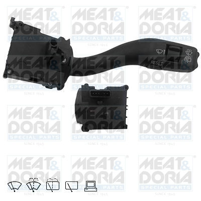 Comutatori - Comutator coloana directie (control computer; stergatoare) potrivit AUDI A4 B6, A4 B7, A6 ALLROAD C6, A6 C6, Q7; SEAT EXEO ST 04.01-08.15