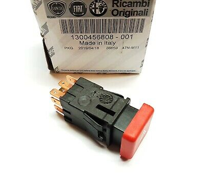 Piese Auto - Comutator lumini avarie CITROEN JUMPER; FIAT DUCATO; PEUGEOT BOXER 1.9D-2.8D intre 1994-2002