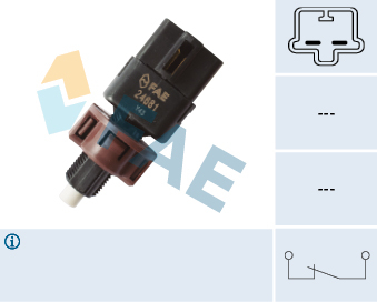 Electrica - Comutator lumini frana CITROEN C1; PEUGEOT 107; TOYOTA AVENSIS, AVENSIS VERSO, AYGO, CELICA, COROLLA VERSO intre 1999-2014