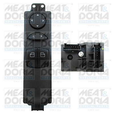 Electrica - Comutator macara geam Fata Stanga potrivit MERCEDES SPRINTER 3,5-T (B906), SPRINTER 3-T (B906), SPRINTER 4,6-T (B906), SPRINTER 5-T (B906) 1.8-3.5 06.06-