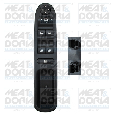 Electrica - Comutator macara geam Fata Stanga potrivit PEUGEOT 307 1.4-2.0D 08.00-03.09