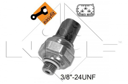 Elemente sistem climatizare - Comutator presiune aer conditionat potrivit BMW Seria 1 (E81), 1 (E82), 1 (E87), 1 (E88), 1 (F20), 1 (F21), 3 (E46), 3 (E90), 3 (E91), 3 (E92), 3 (E93), 3 (F30, F80), 3 (F31) 0.65H dupa 1994