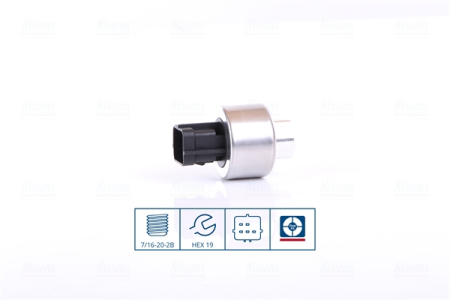Elemente sistem climatizare - Comutator presiune aer conditionat potrivit ALFA ROMEO 145, 146, 147, 156, GT, GTV, SPIDER; FIAT BRAVA, BRAVO I, DOBLO, DUCATO, MAREA, MULTIPLA, PALIO, PUNTO, SIENA, STRADA 1.0-4.2 dupa 1993