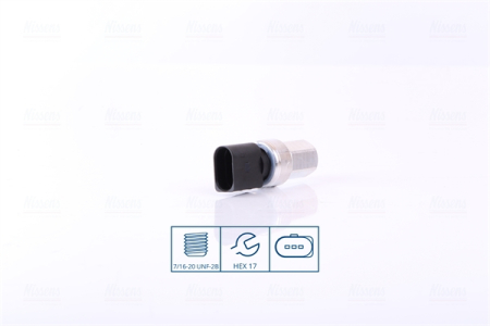 Elemente sistem climatizare - Comutator presiune aer conditionat potrivit AUDI A1, A2, A3, A4 B6, A4 B7, A6 C5, ALLROAD C5, Q3, Q7, TT; PORSCHE 718 BOXSTER, 718 BOXSTER SPYDER, 718 CAYMAN, 911 0.8DH-Electric dupa 1993