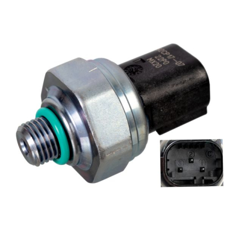 Elemente sistem climatizare - Comutator presiune aer conditionat potrivit BMW 1 (E81), 1 (E82), 1 (E87), 1 (E88), 1 (F20), 1 (F21), 1 (F40), 1 (F70), 2 (F22, F87), 2 (F23), 2 (F45), 2 (G42, G87) 0.65H-Electric dupa 1994