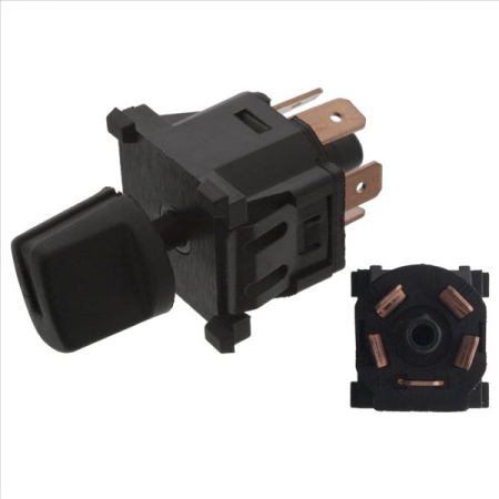 Comutator ventilator (5pin) buton potrivit AUDI 80 B1, 80 B2, 90 B2, COUPE B2, QUATTRO; VW CALIFORNIA T4 CAMPER, CORRADO, GOLF I, GOLF II, JETTA I 1.0-2.9 1972-2003 [2]