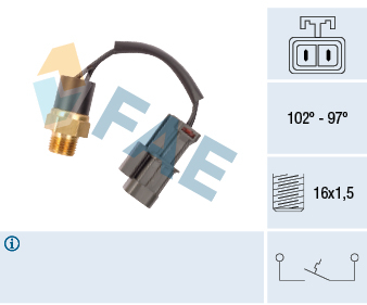 Elemente sistem racire - Comutator ventilator temperatura radiator NISSAN BLUEBIRD, STANZA 1.6-2.0D intre 1981-1992