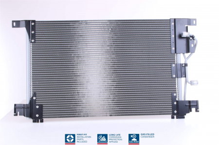 Condensator A/C 730x458x19 potrivit MERCEDES ACTROS, ACTROS MP2 / MP3, ZETROS 04.96- [2]