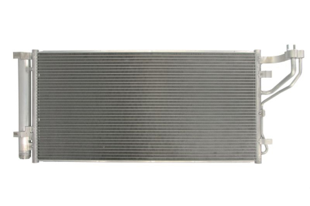 Condensatoare - Condensator A/C cu uscator potrivit Kia Optima 2016-2019 - 2.0 hibrid, cu uscator, R 1234yf, aluminiu