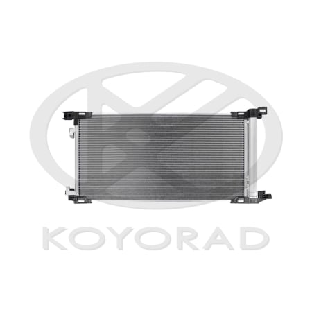 Condensator A/C cu uscator potrivit Toyota Corolla dupa 2022 - 1.8 hibrid / 2.0 hibrid, cu uscator, aluminiu, 346×671×12 mm [2]