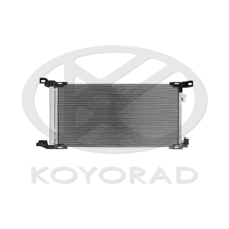 Condensator A/C cu uscator potrivit Toyota Corolla dupa 2022 - 1.8 hibrid / 2.0 hibrid, cu uscator, aluminiu, 346×671×12 mm [1]