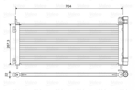 Condensator A/C (cu uscator) potrivit TOYOTA RAV 4 IV 2.5H 11.15-11.18