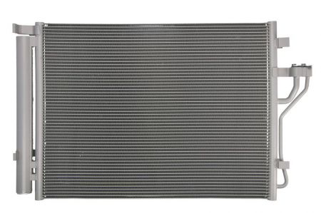 Piese Auto - Condensator climatizare (cu uscator, element aditional) potrivit HYUNDAI IX35; KIA CARENS IV, SPORTAGE III 1.7D/2.0D 08.09-12.16